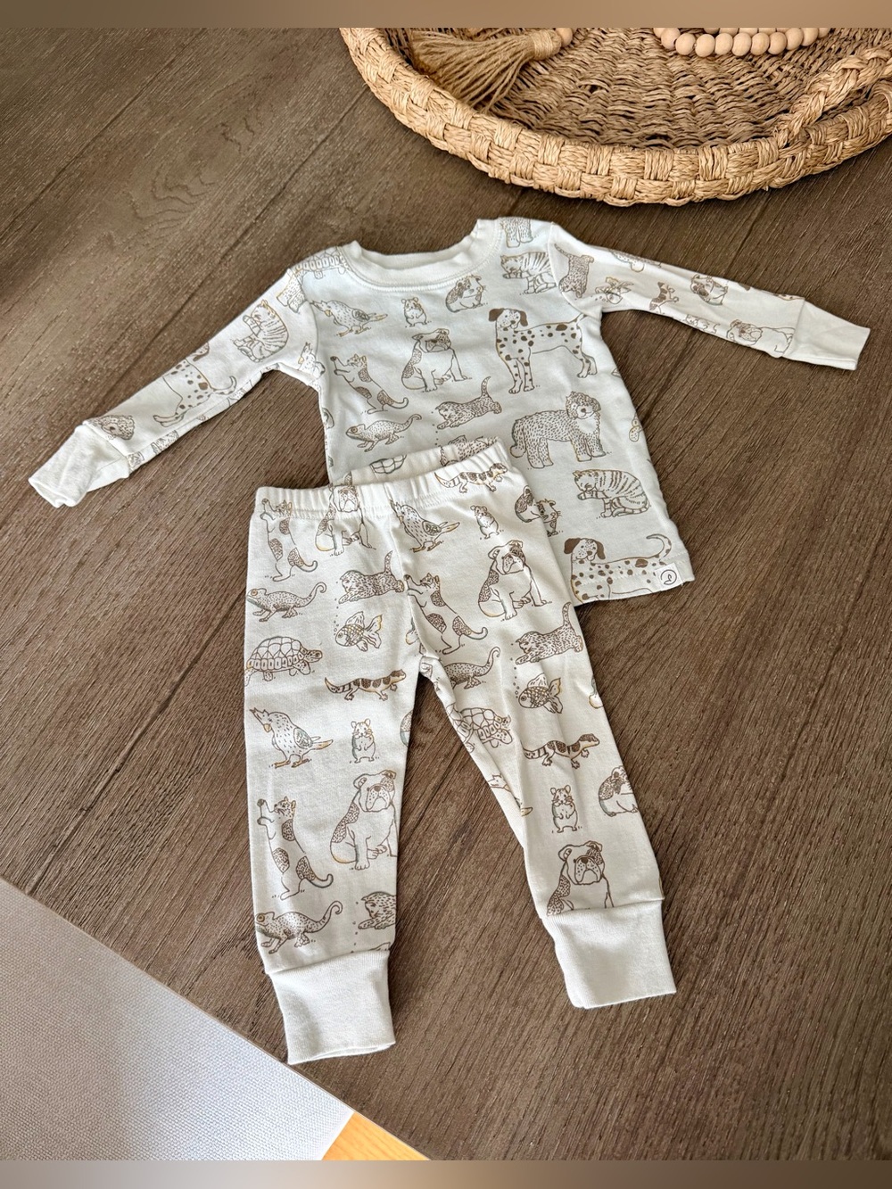 NWOT! Carter’s Little Planet Dog Pajama Set - 6 Months!
